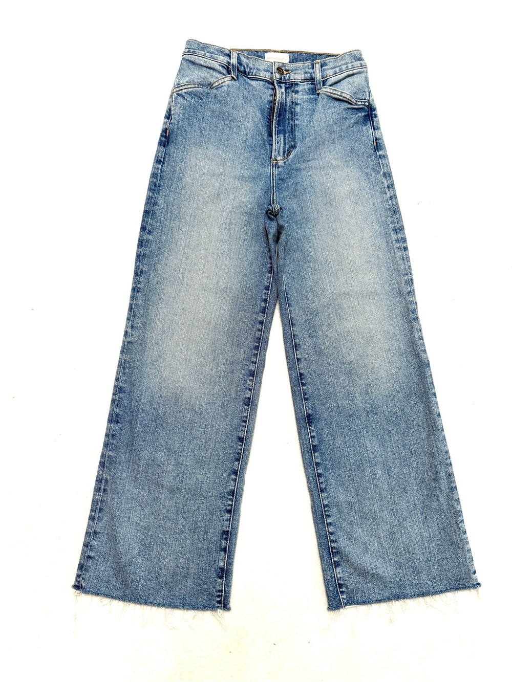 FAVORITE DAUGHTER sz 26 mischa super high rise wide leg jeans in mounterey - Picture 7 of 14